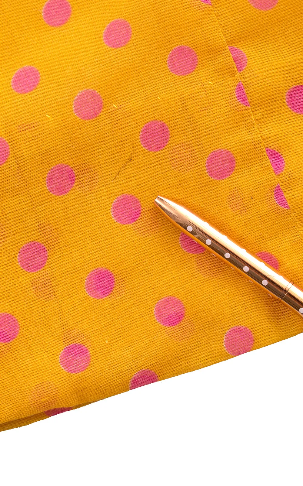 1960s Polka Dot Ruffed Shift Dress | small