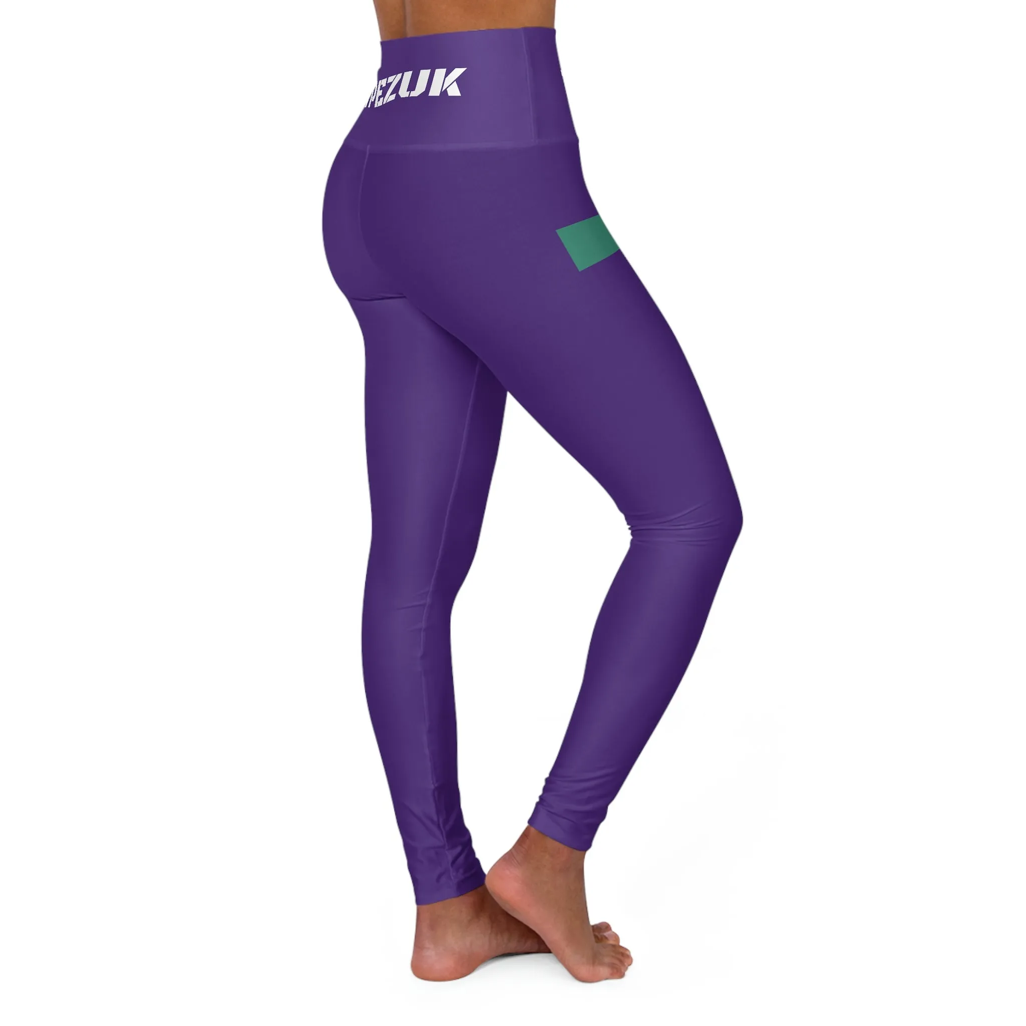 Arrow Yoga Leggings (Black Blue)