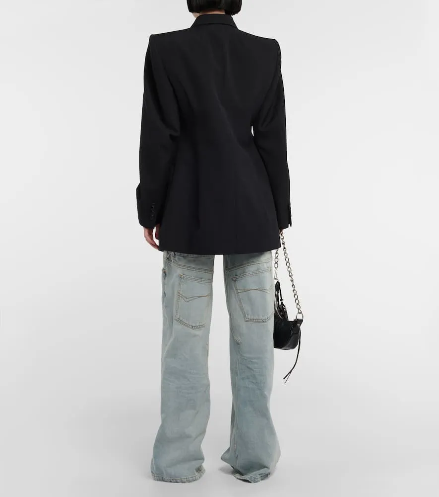 Balenciaga Hourglass double-breasted wool blazer