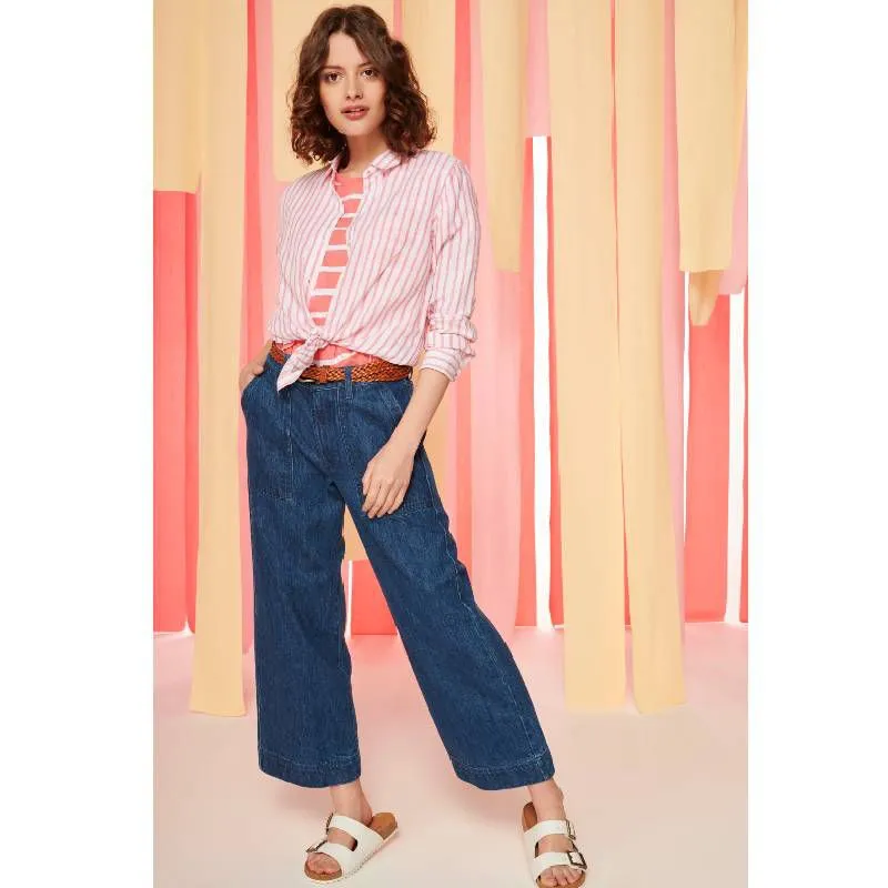 Barbour Southport Ladies Cropped Jean - Original Wash