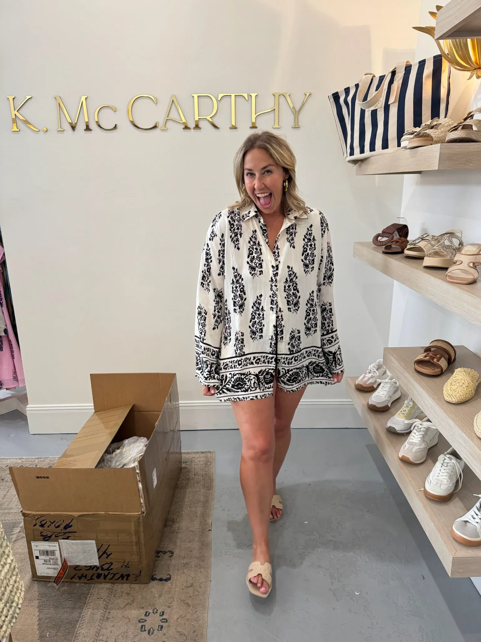 Ebony Button Down Tunic