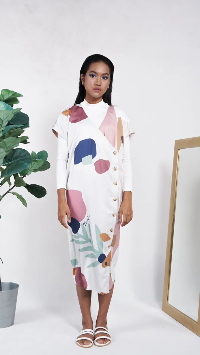 Ember Button Shift Dress