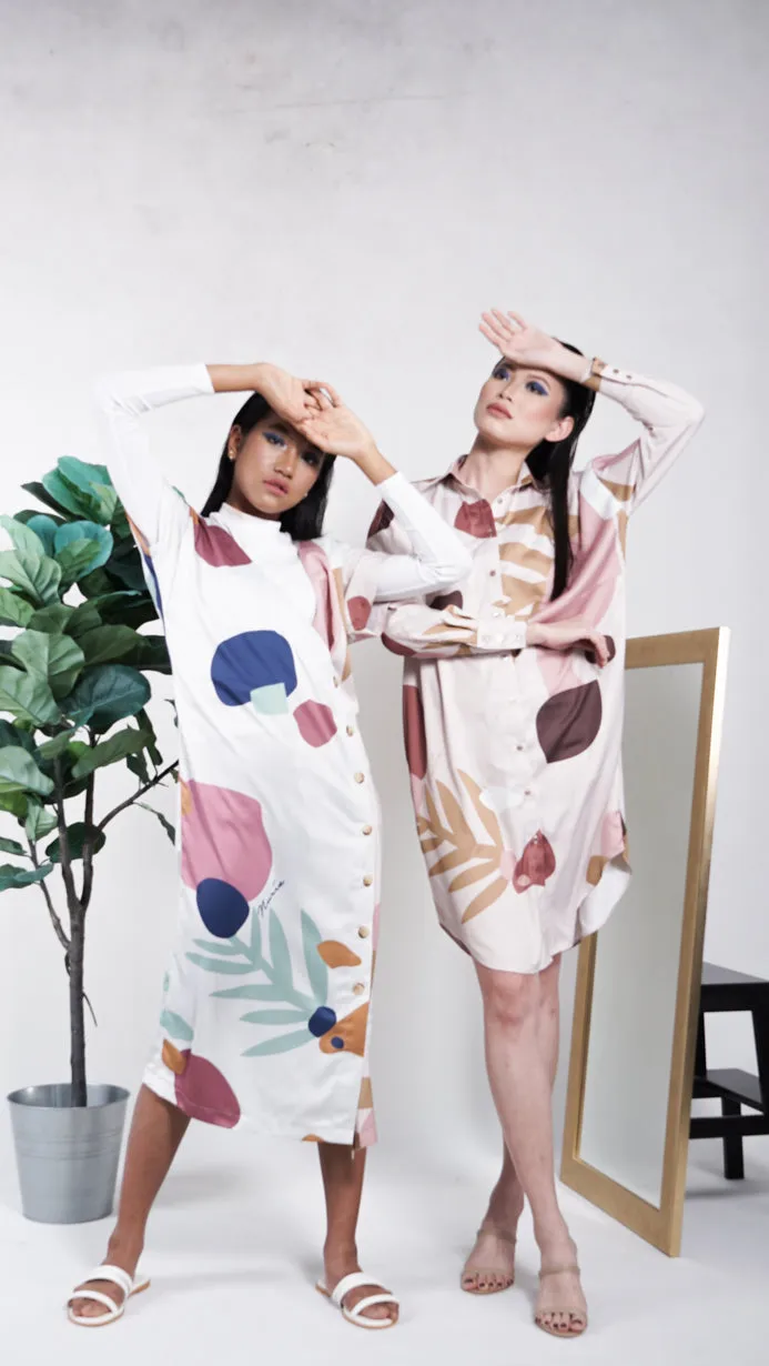 Ember Button Shift Dress