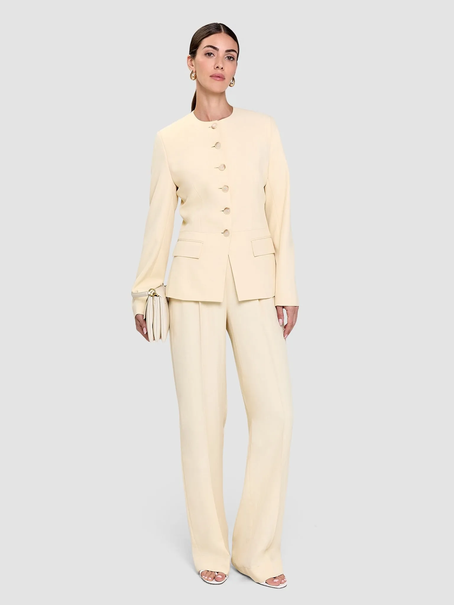 Helena Trousers - Soft Yellow