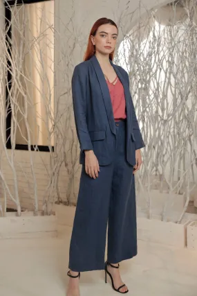 Lyla Straight-leg Tailored Linen Trousers - High-rise Linen Pants