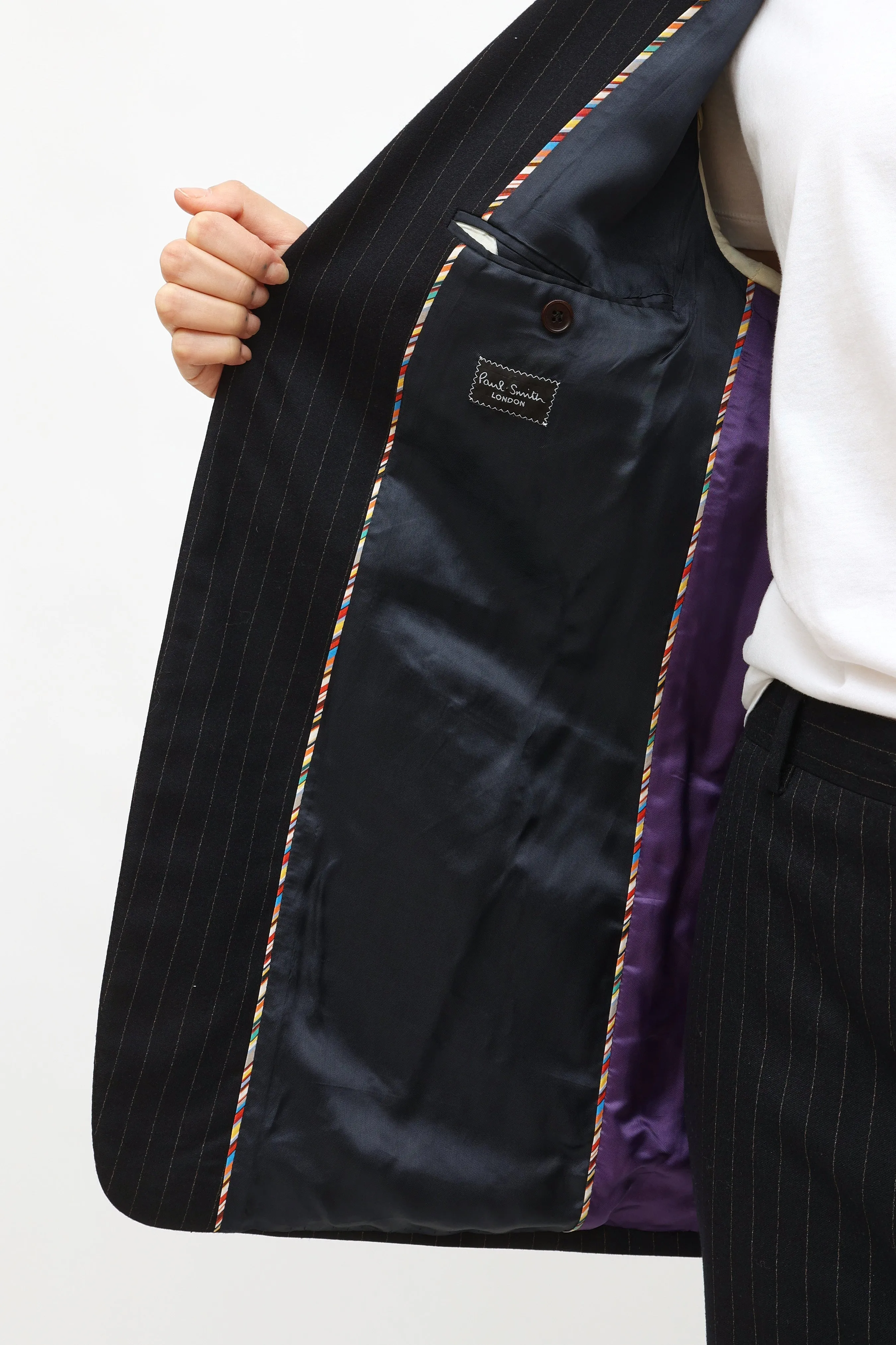 Navy The Westbourne Pinstripe Blazer