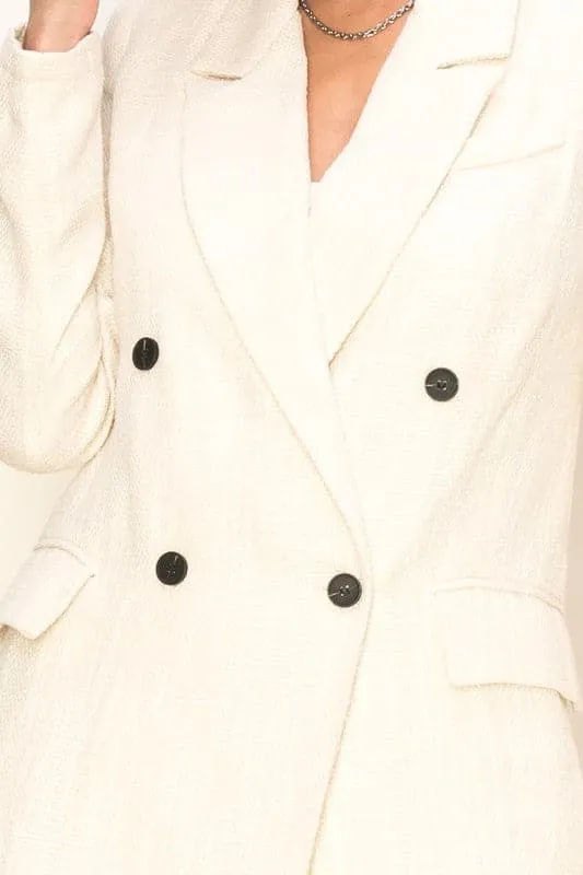 Neenah Full Sleeve Double Breasted Blazer