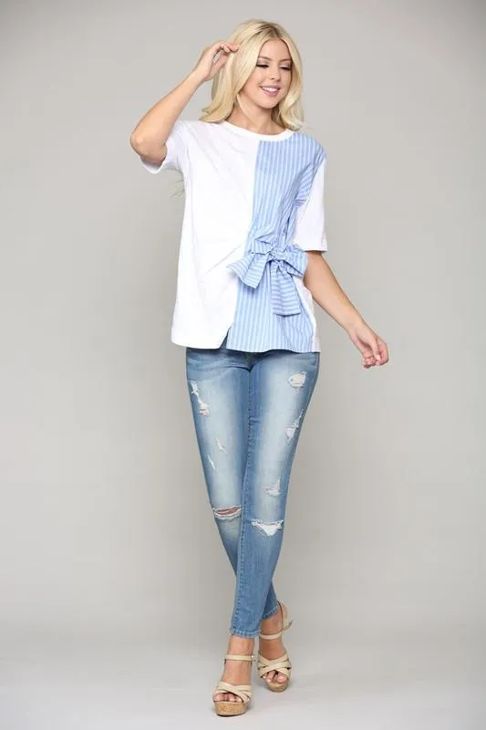 Pre-Order Charlotte Top W/ a Side Bow
