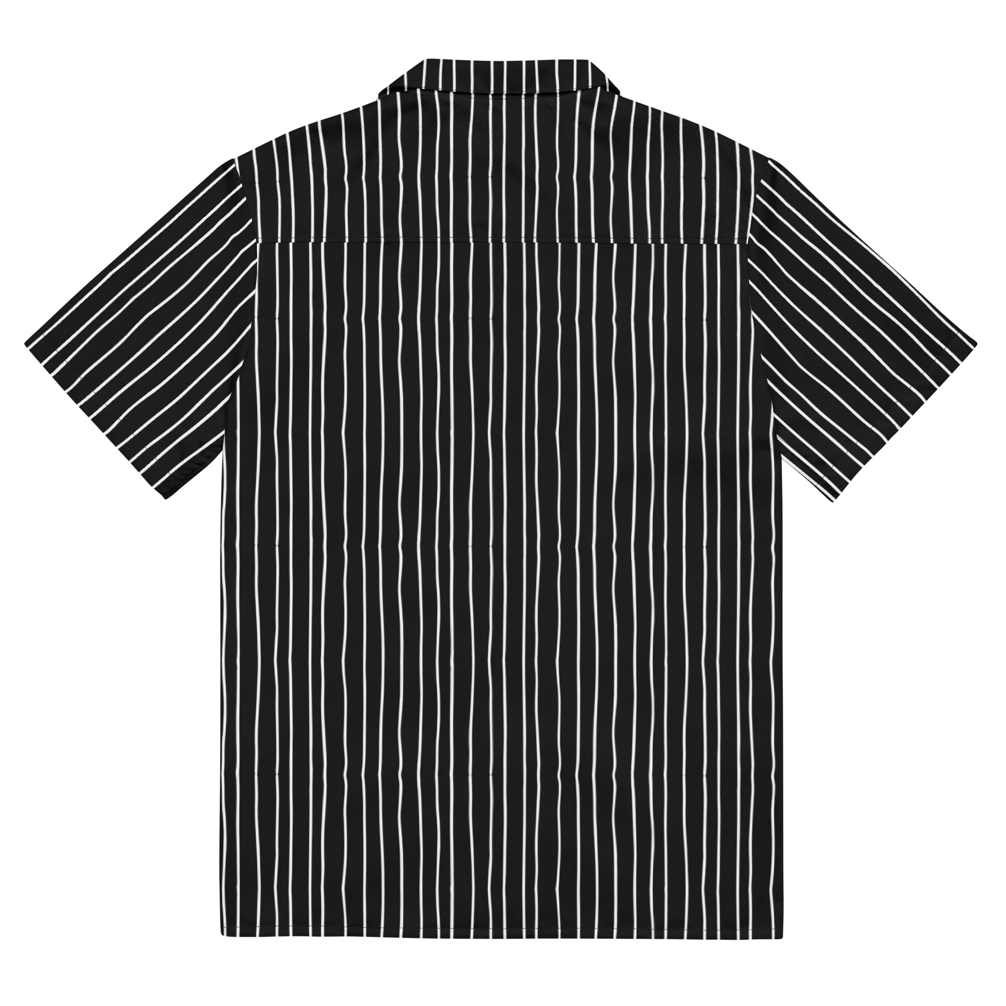 Pumpkin King Pinstripes Button-Up Shirt