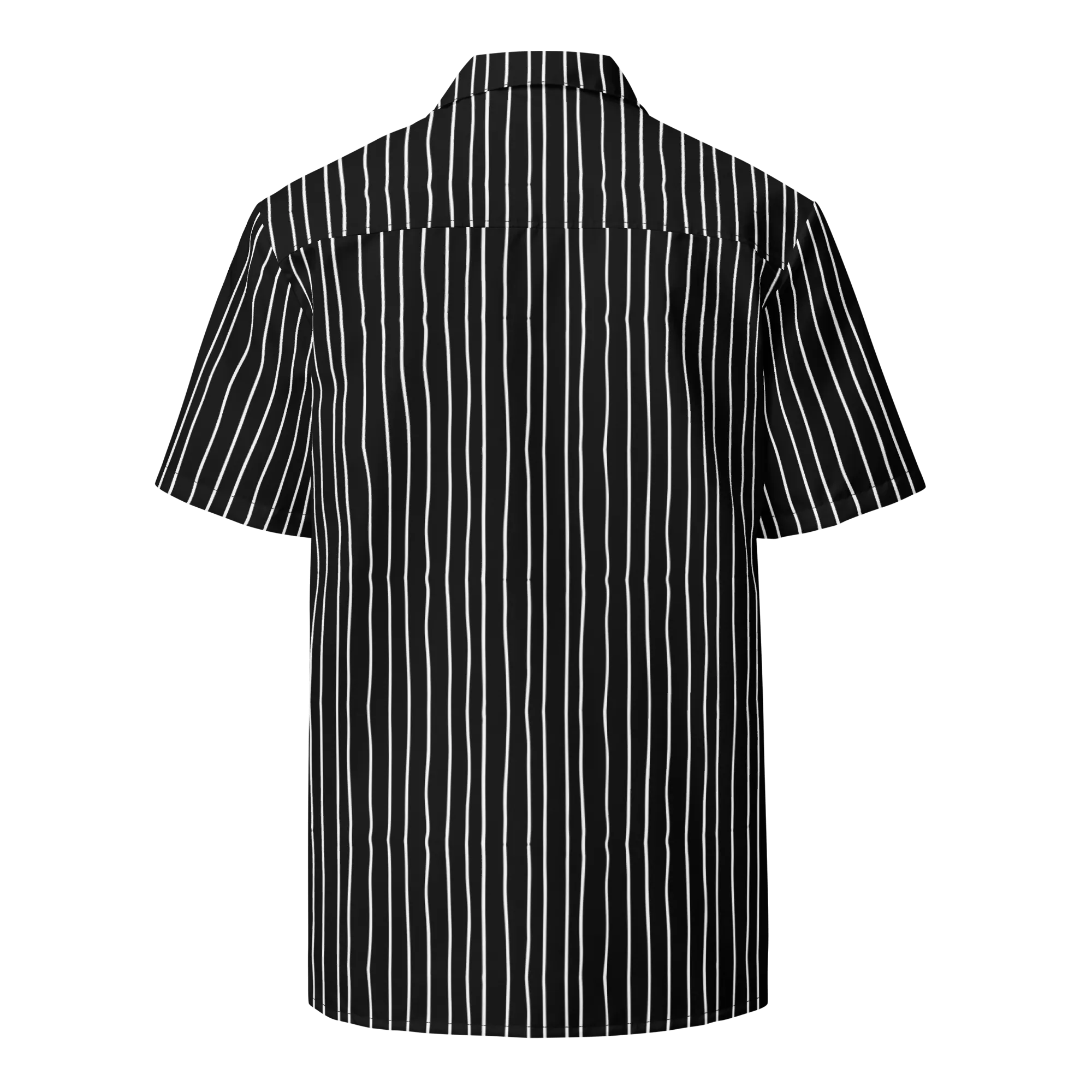 Pumpkin King Pinstripes Button-Up Shirt