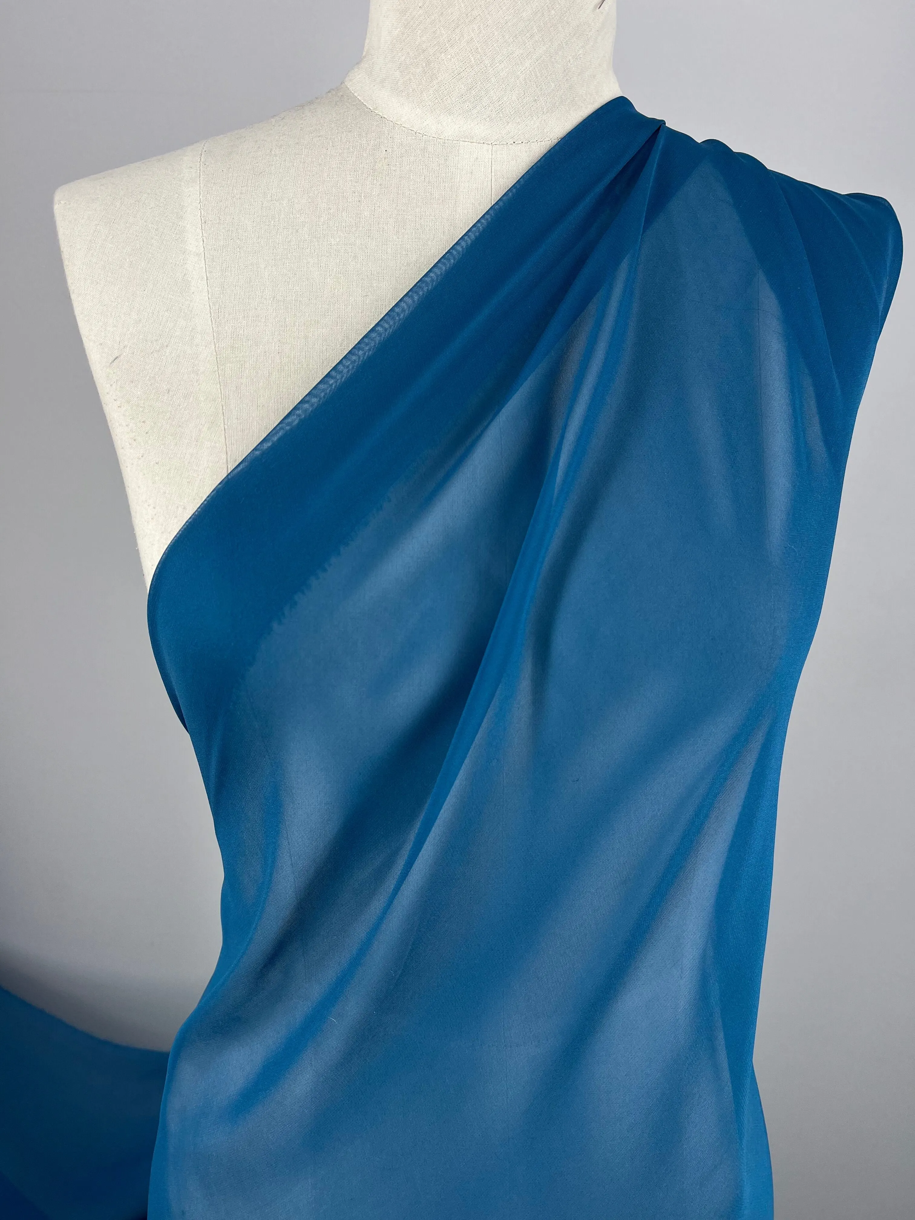 Pure Silk Georgette - Celestial - 135cm