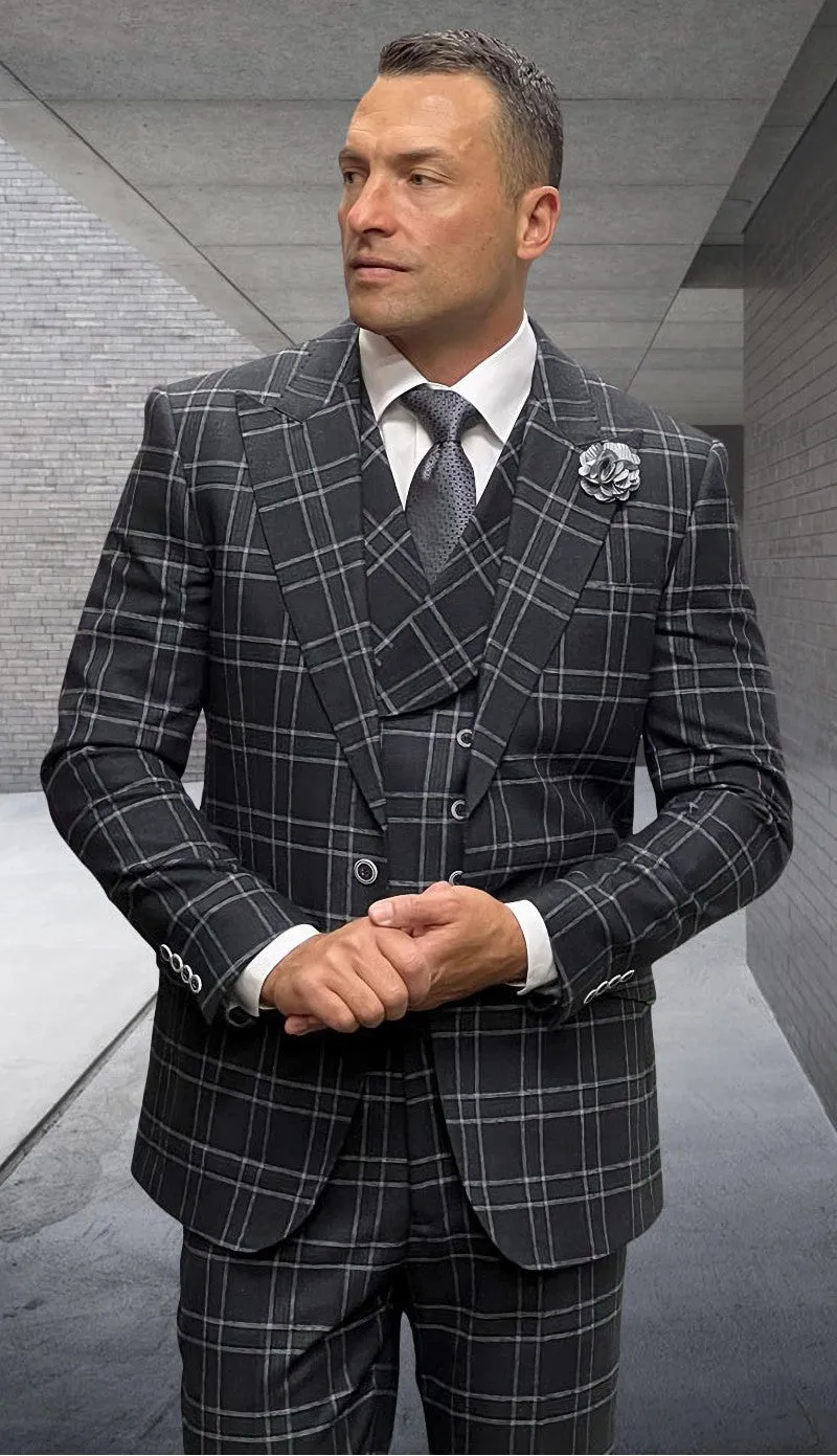 Statement  MONARI-BK Mens Suit
