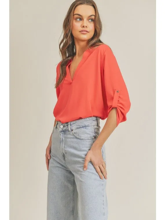 V Neck Top