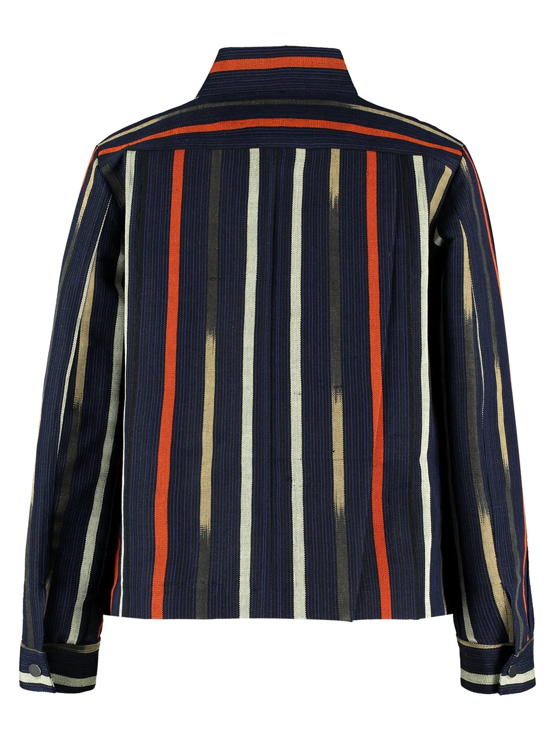 Women's Aso-Oke Denim Jacket - Multicolour
